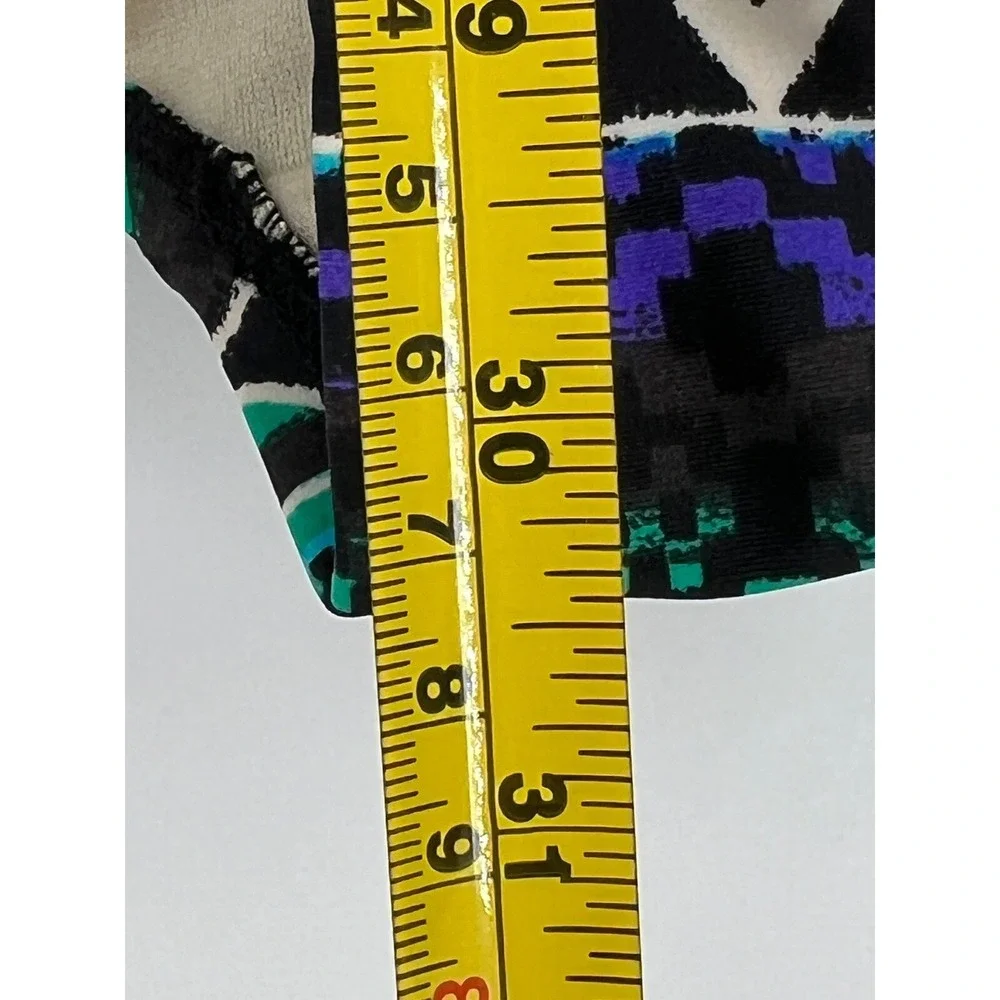 Merona One‎ Piece Swimsuit Halter Geometric Print Swimwear L